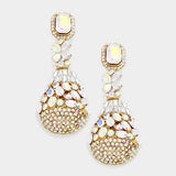 Crystal Ornate Evening Earring_6 colors