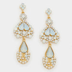 Crystal Flattering Evening Earring_4 colors