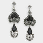 Crystal Flattering Evening Earring_4 colors