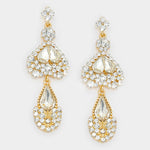 Crystal Flattering Evening Earring_4 colors