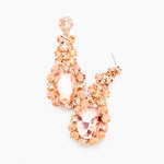 Oval Drop Classic Crystal Dress Earrings_15 colors