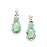 Oval Drop Classic Crystal Dress Earrings_15 colors