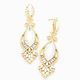 Victorian fancy marquise crystal Earring_19 colors