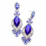 Victorian fancy marquise crystal Earring_19 colors