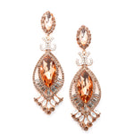 Victorian fancy marquise crystal Earring_19 colors