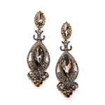 Victorian fancy marquise crystal Earring_19 colors