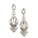 Victorian fancy marquise crystal Earring_19 colors