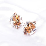 Fancy crystal Stud Earring_17 colors