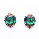 Fancy crystal Stud Earring_17 colors