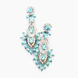 Victorian floral fancy marquise crystal earring_9 colors