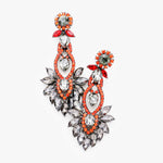 Victorian floral fancy marquise crystal earring_9 colors