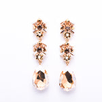 Elegant Pear Shape drop Evening Earring_17 colors