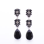 Elegant Pear Shape drop Evening Earring_17 colors