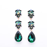 Elegant Pear Shape drop Evening Earring_17 colors