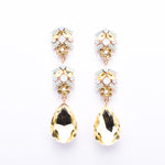 Elegant Pear Shape drop Evening Earring_17 colors