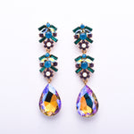 Elegant Pear Shape drop Evening Earring_17 colors