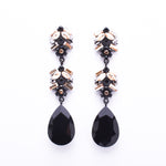 Elegant Pear Shape drop Evening Earring_17 colors