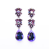 Elegant Pear Shape drop Evening Earring_17 colors