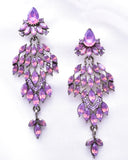 Crystal Marquise Cluster Earrings_17 colors