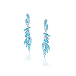 Elegant Marquise Stone Cluster Evening Earrings_22 colors