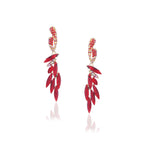 Elegant Marquise Stone Cluster Evening Earrings_22 colors