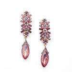 Marquise Glass Crystal Drop Evening Earrings_15 colors