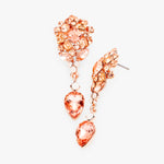 Crystal Cluster Drop Evening Earring_8 colors