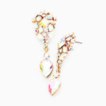 Crystal Cluster Drop Evening Earring_8 colors