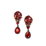 Tear drop fancy evening earring_6 colors