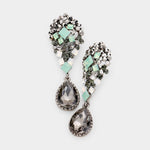 Tear drop fancy evening earring_6 colors