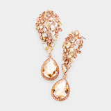 Tear drop fancy evening earring_6 colors