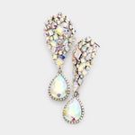 Tear drop fancy evening earring_6 colors