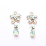 Cute Flower Fancy crystal Earring_18 colors