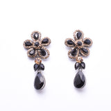 Cute Flower Fancy crystal Earring_18 colors