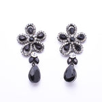 Cute Flower Fancy crystal Earring_18 colors