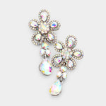 Cute Flower Fancy crystal Earring_18 colors