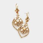 Elegant fancy crystal drop earring_12 colors