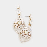 Elegant fancy crystal drop earring_12 colors