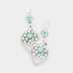 Elegant fancy crystal drop earring_12 colors