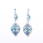 Marquise shaped drop crystal earring_13 colors