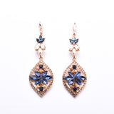 Marquise shaped drop crystal earring_13 colors