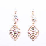 Marquise shaped drop crystal earring_13 colors