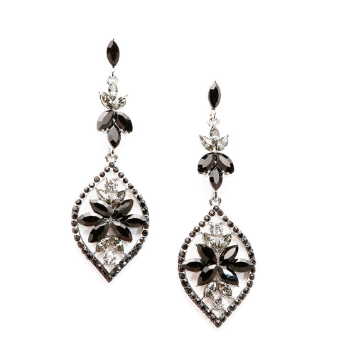 Marquise shaped drop crystal earring_13 colors