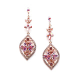 Marquise shaped drop crystal earring_13 colors