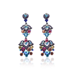 Bauble Dangling Fancy Crystal Earring