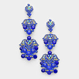 Bauble Dangling Fancy Crystal Earring