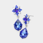 Charming Tear Drop Crystal Earring_16 colors