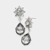 Charming Tear Drop Crystal Earring_16 colors