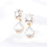 Charming Tear Drop Crystal Earring_16 colors