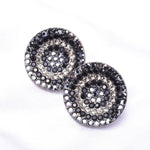 Elegant Round Crystal Earring_3 colors